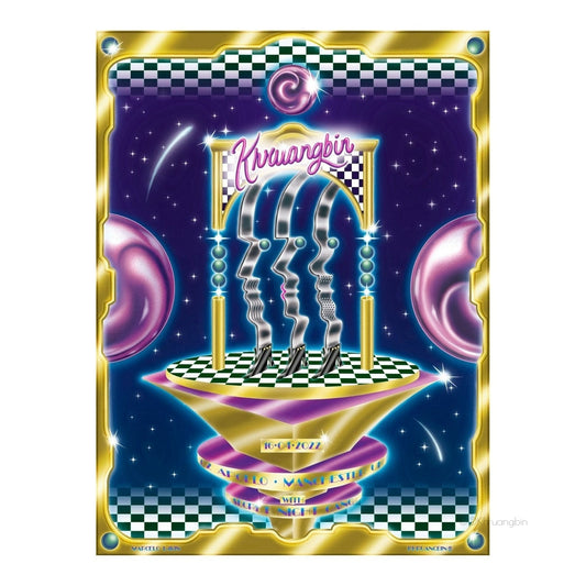 poster-manchester-tour dates-futuristic style