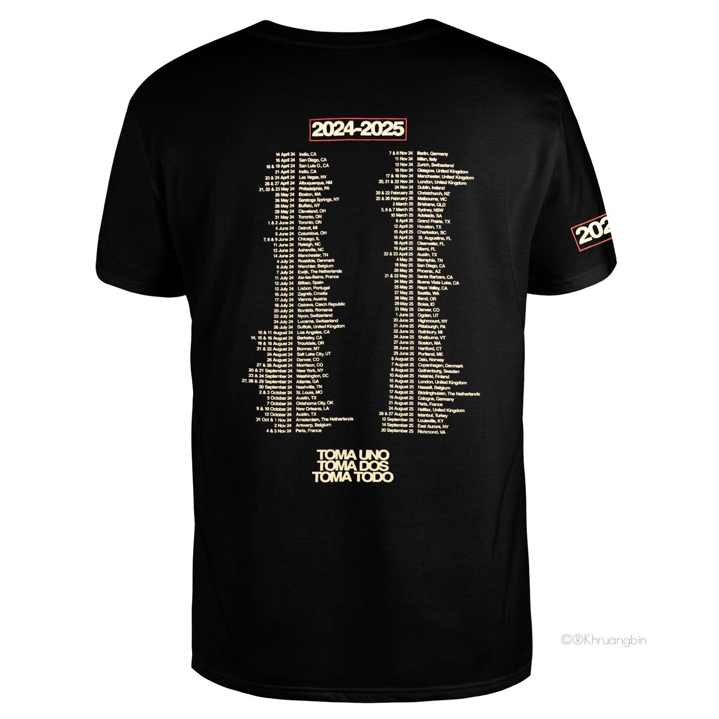 2025 Tour Tee