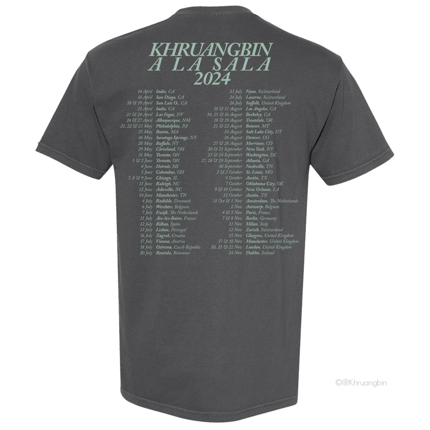 Stained Glass Pepper Tour Tee 2024