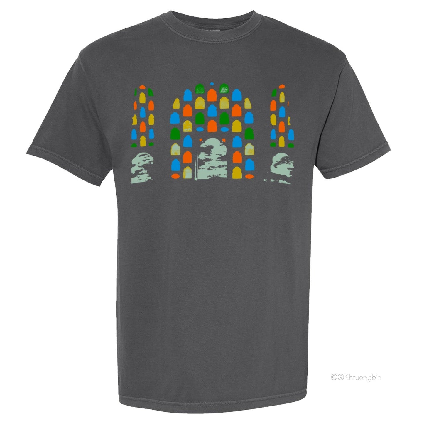 tee-pepper-front stained glass windows-back "A La Sala 2024" tour cities and dates