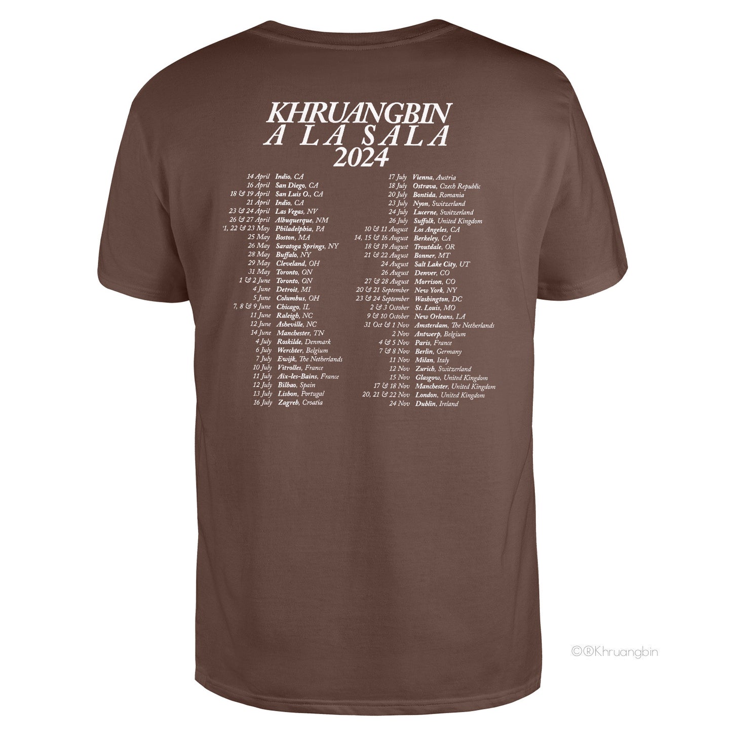 Brown Ghostly Window Tee