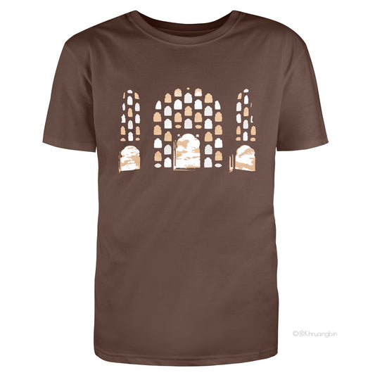 Brown Ghostly Window Tee