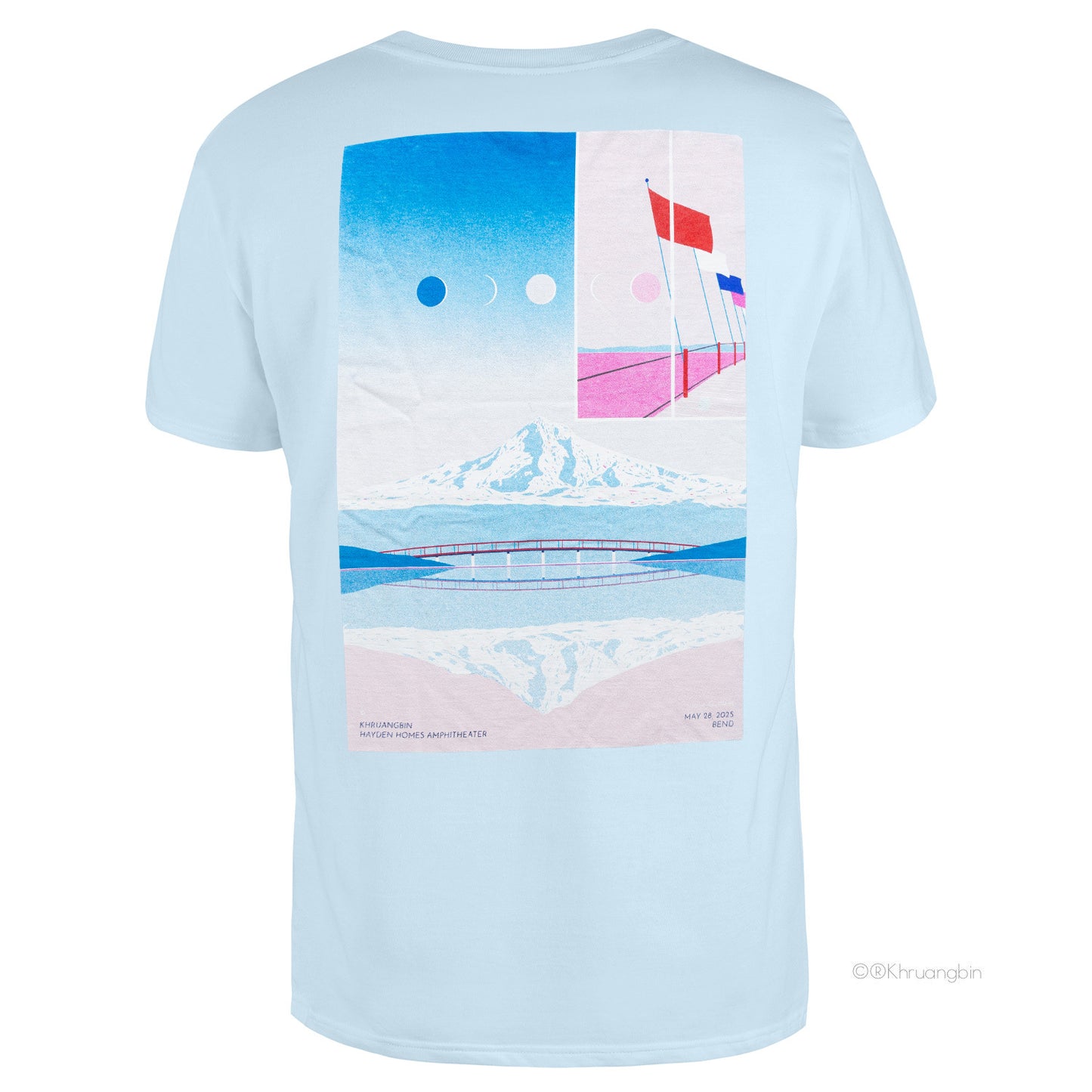 Light Blue Flags Tee