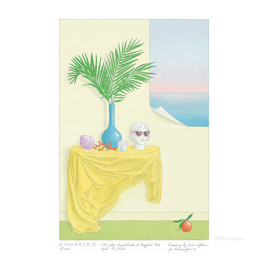 Miami Art Print April 19 2025