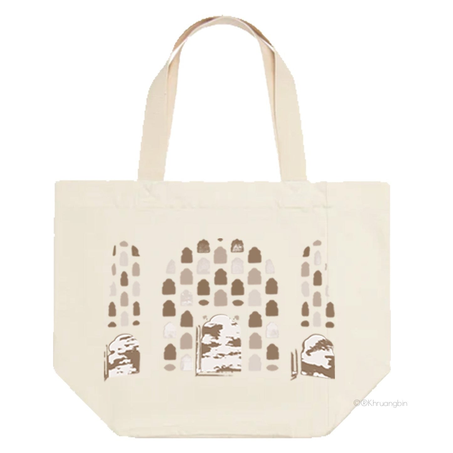 tote-beige-front stained glass windows-back tour cities and dates