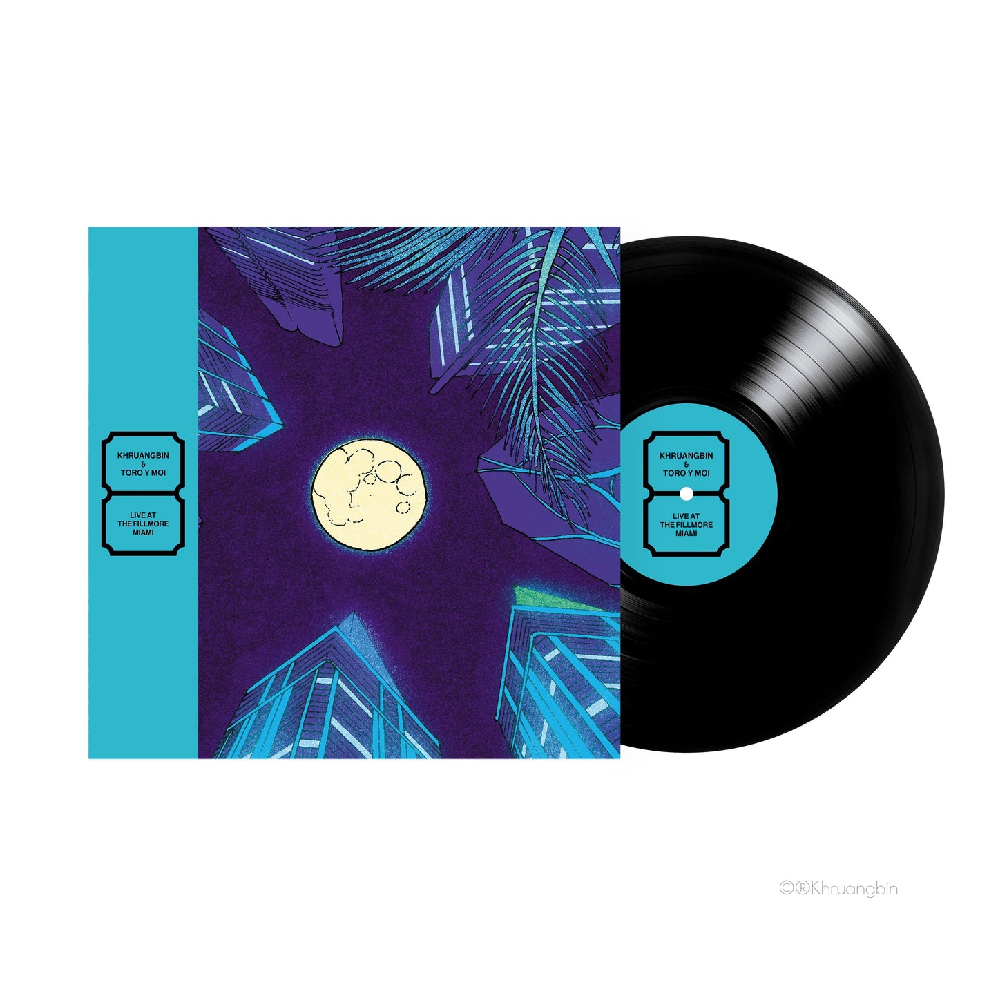 Live at The Fillmore Miami: Florida Edition (Florida Edition Limited Artwork, Black LP) - Khruangbin & Toro Y Moi