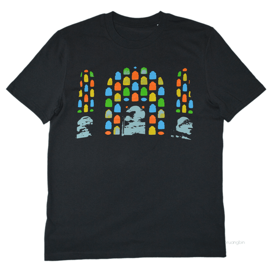 Black Ghostly Window Tee