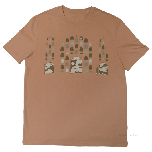 Dusty Rose Ghostly Window Tee