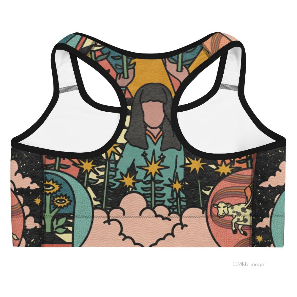 Sunflower Harvest Sports bra