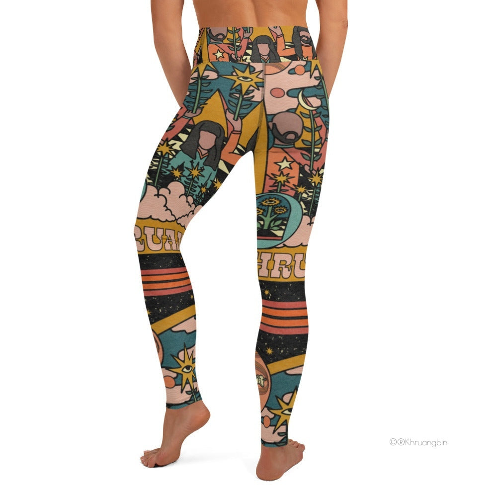 Sunflower Harvest Yoga Leggings