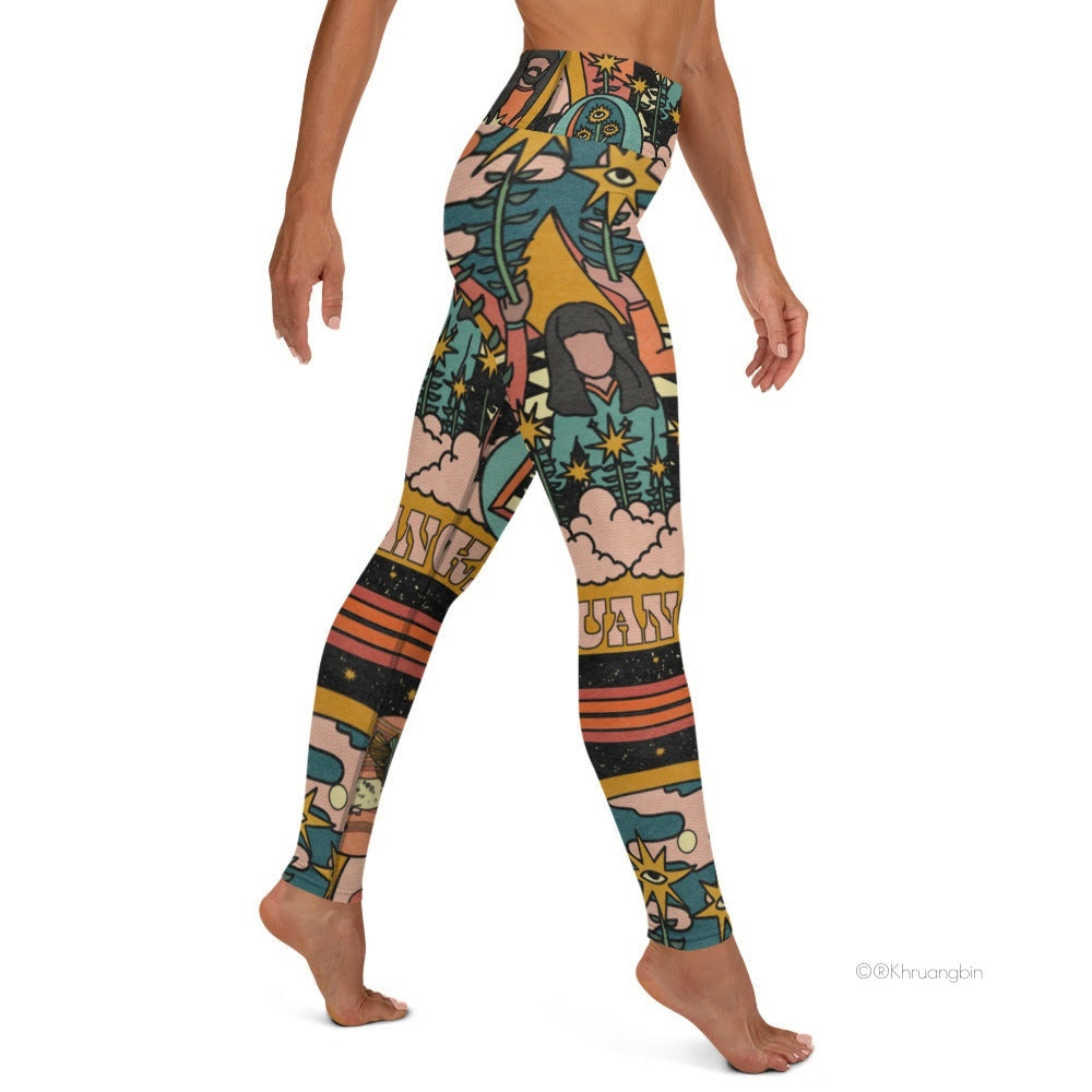 Sunflower Harvest Yoga Leggings