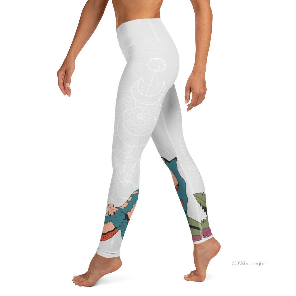 Mordechai white yoga leggings.