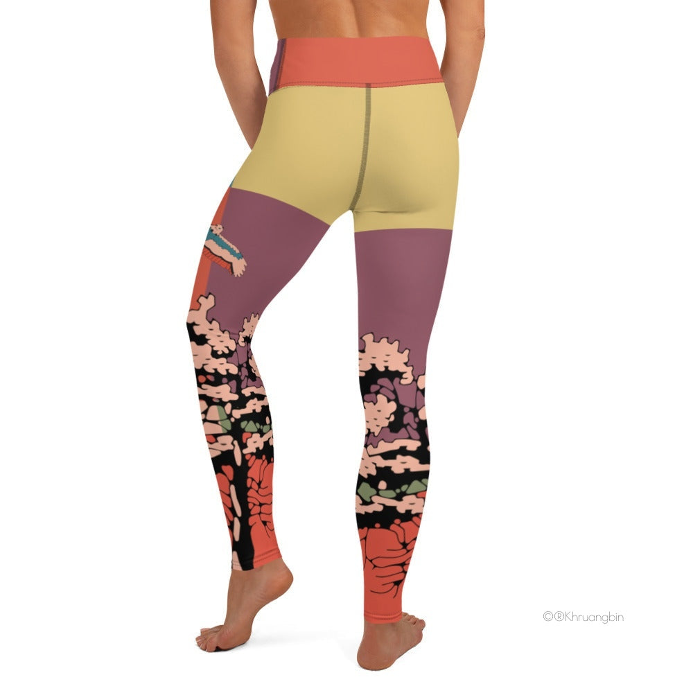 Mordechai Multi Colored Yoga Leggings