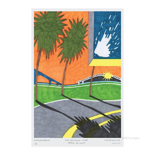 Clearwater Art Print April 18 2025