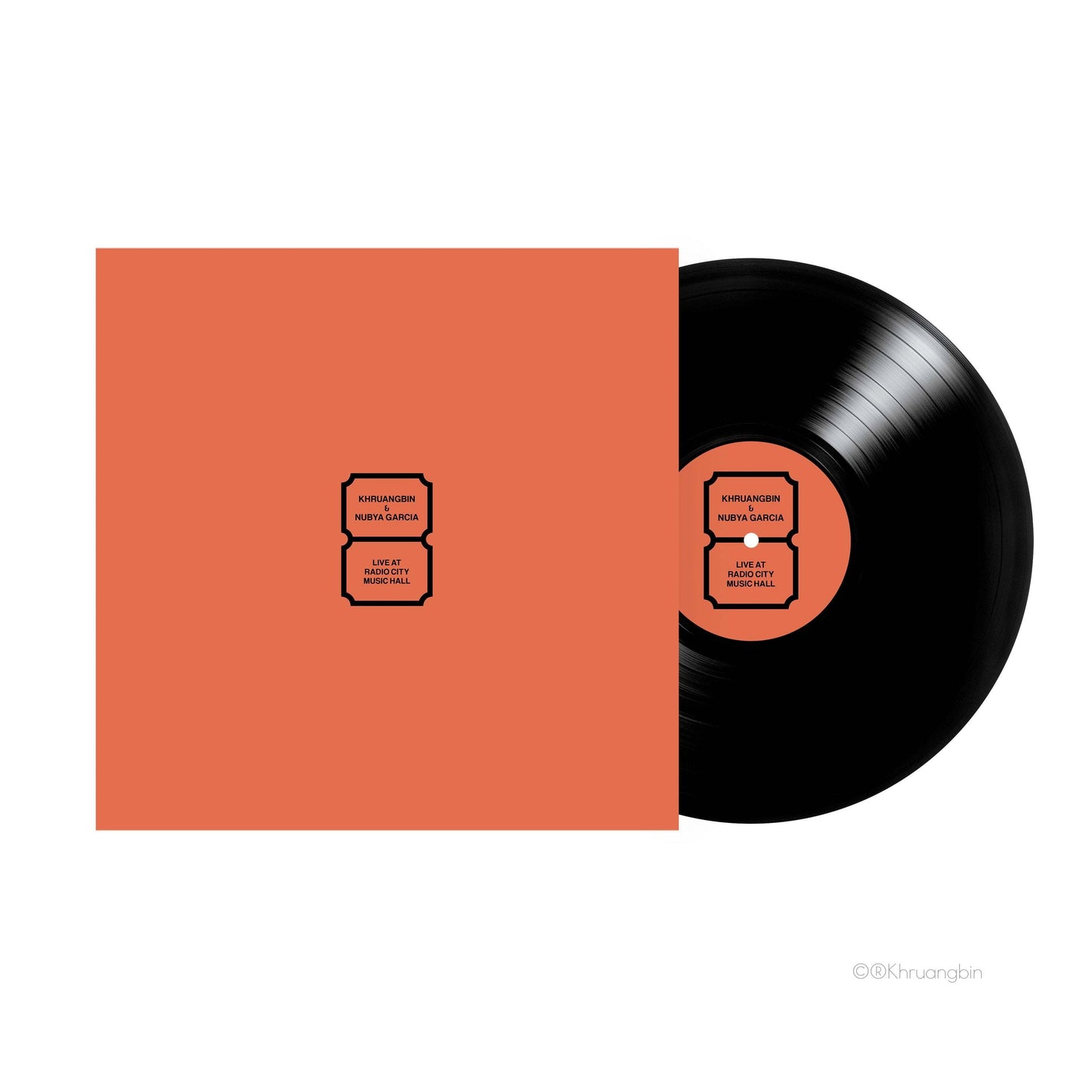 Live at Radio City Music Hall: New York Edition (Standard Edition, Black LP) - Khruangbin & Nubya Garcia