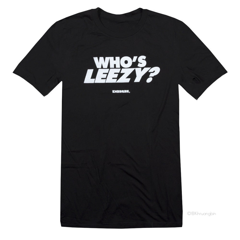 "Who's Leezy" Black Tee