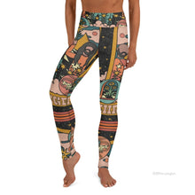 Load image into Gallery viewer, Sunflower Harvest Yoga Leggings
