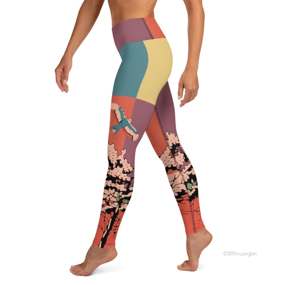 Mordechai Multi Colored Yoga Leggings