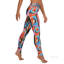 Load image into Gallery viewer, Golden Cosmos Women&#39;s Yoga Leggings. 
