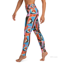 Load image into Gallery viewer, Golden Cosmos Women&#39;s Yoga Leggings.
