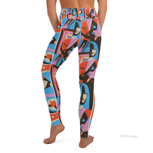 Golden Cosmos Women's Yoga Leggings. 