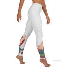 Load image into Gallery viewer, Mordechai white yoga leggings.
